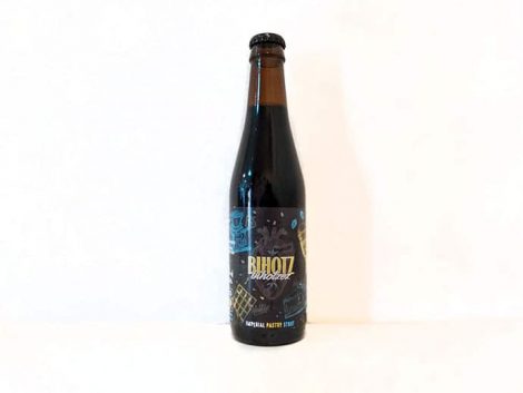 Botella de cerveza Laugar Bihotz Bihotzez