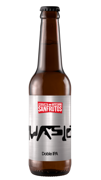 Botella de cerveza Sanfrutos Invasión Double IPA
