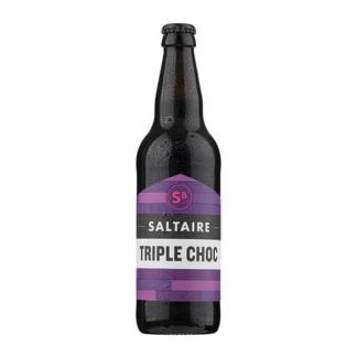 Cerveza saltaire triple choc