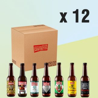 Pack de cervezas SanFrutos al gusto 12 unidades