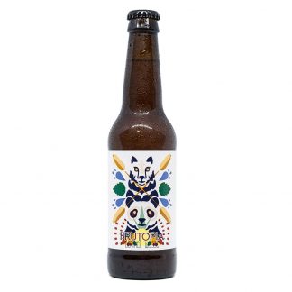 Botella de la cerveza Fruitopía - Berliner Weisse con maracuyá de Panda Beer y CCVK