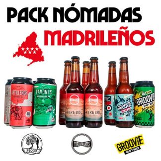 Pack de Cervezas Artesanas Nómadas Madrileñas