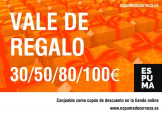 Vale de regalo de cervezas