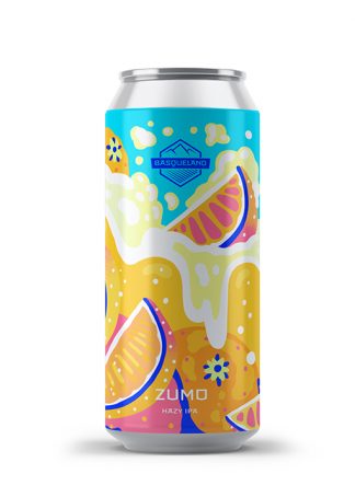 Lata de Basqueland ZUMO hazy ia de 44 cl.