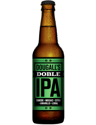 Botella de Cerveza Dougall's Doble IPA 33 cl.
